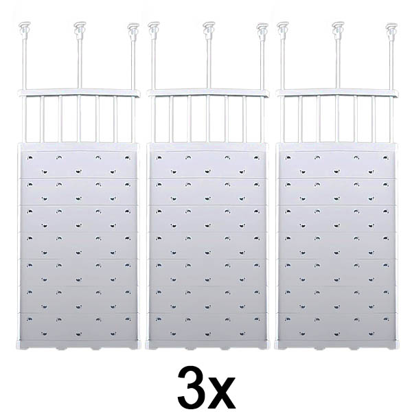 3x Proširiva polica za odlaganje | SHELFEXPEND